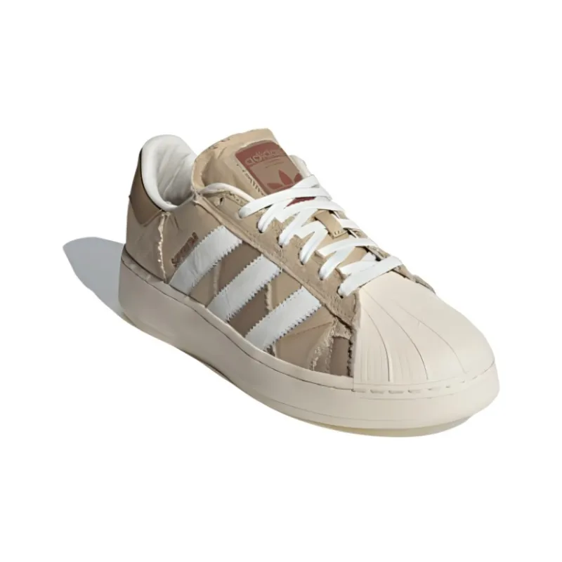 Adidas Originals SUPERSTAR XLG Anti Slip Wear Resistant Low Top Skateboard Shoes Unisex Brown-2
