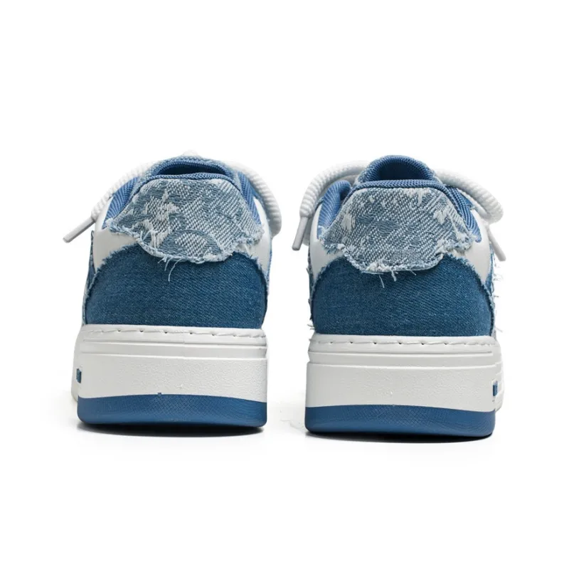 Meiretu Stars Collection Slip Resistant, Lightweight, And Breathable Low Top Skateboard Shoes Men's-4