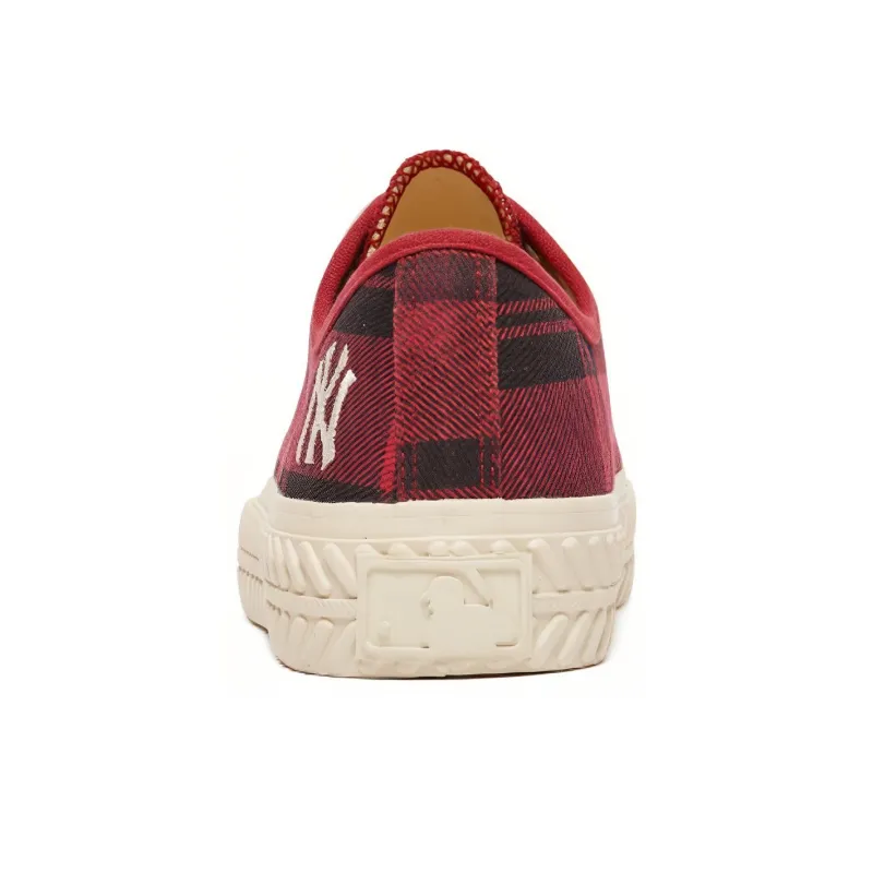 MLB Playball Anti Slip Wear Resistant Low Top Canvas Shoes Unisex Red-4