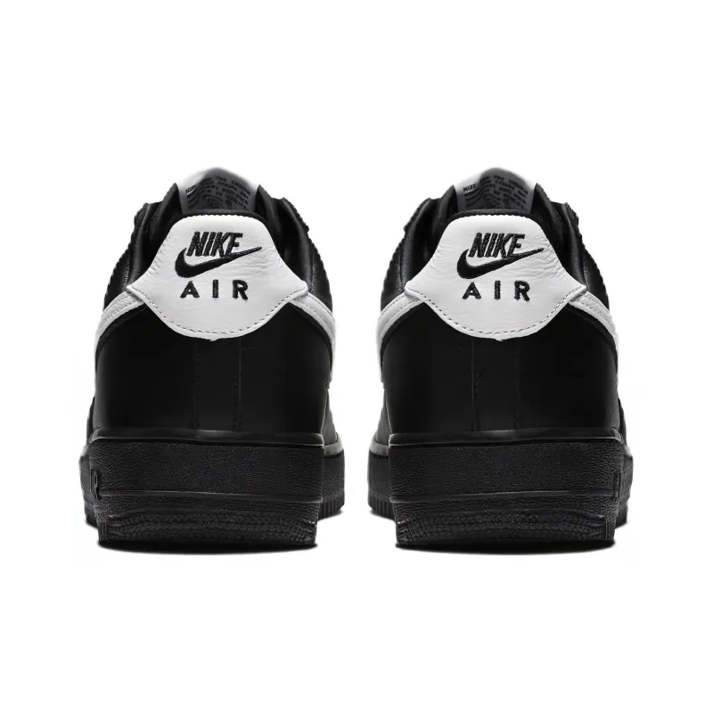 Nike Air Force 1 Low Top Skateboard Shoes Unisex Black-4