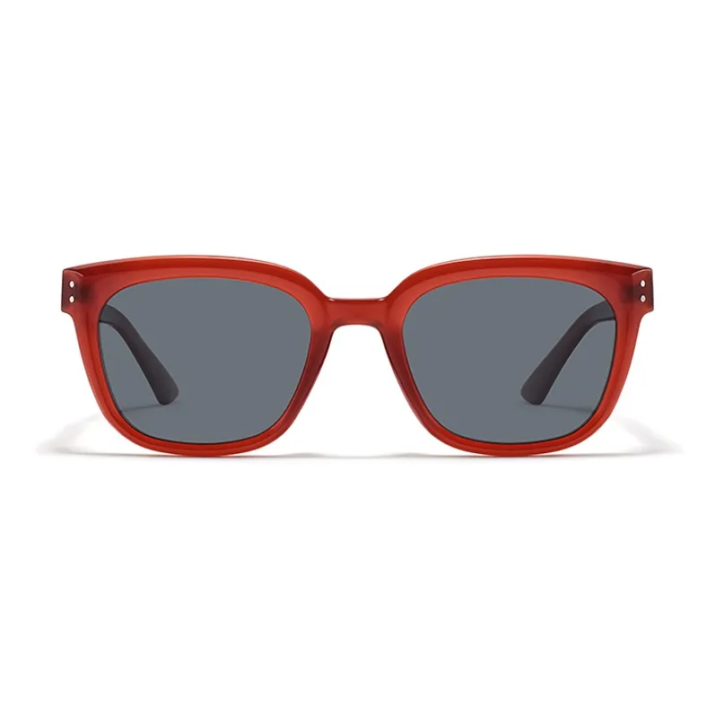 Sagawa Plate Frame Square Sunglasses Unisex-5