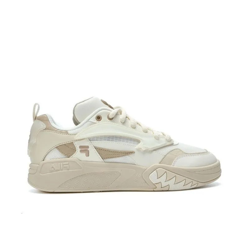 FILA FUSION Classic Basketball Shoes 'White Beige'-1
