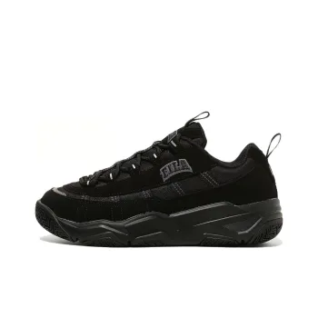 FILA Cushioning, Slip Resistant, And Abrasion Resistant Low Top Casual Shoes Unisex Black