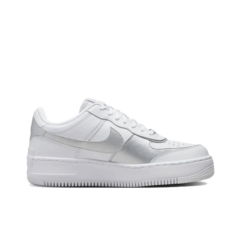 Nike Air Force 1 Shadow 'White Metallic Silver' Women's-1