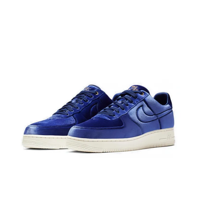 Nike Air Force 1 Low Premium 3 Velour Blue Void-2