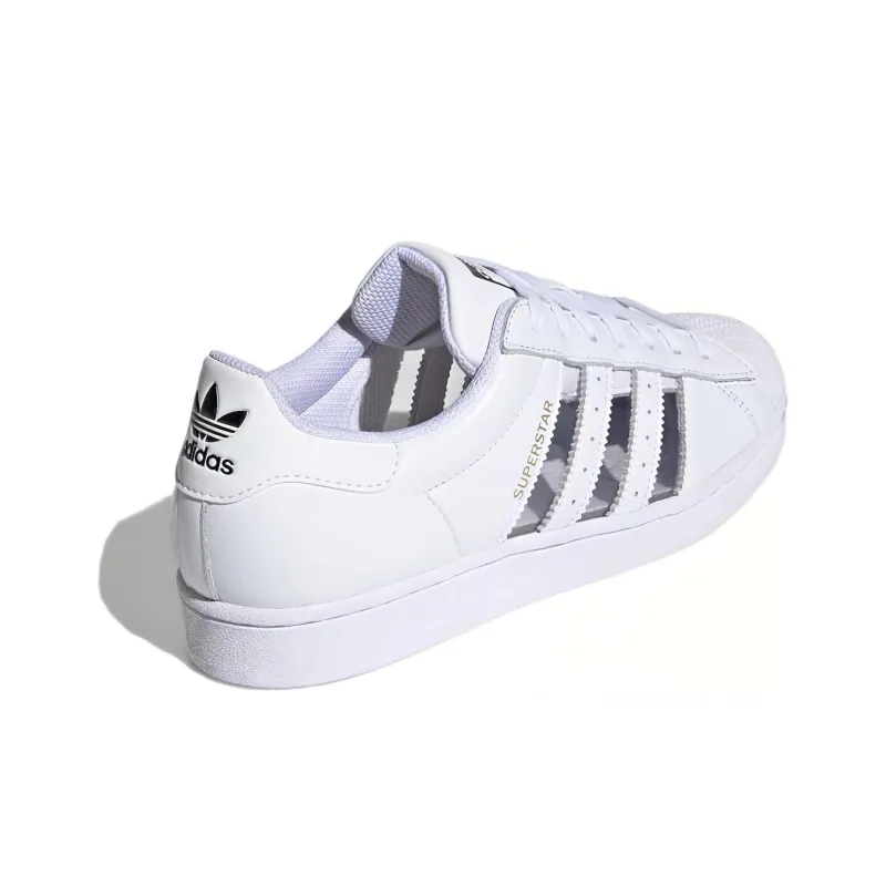 Adidas Superstar White Transparent Stripes-3