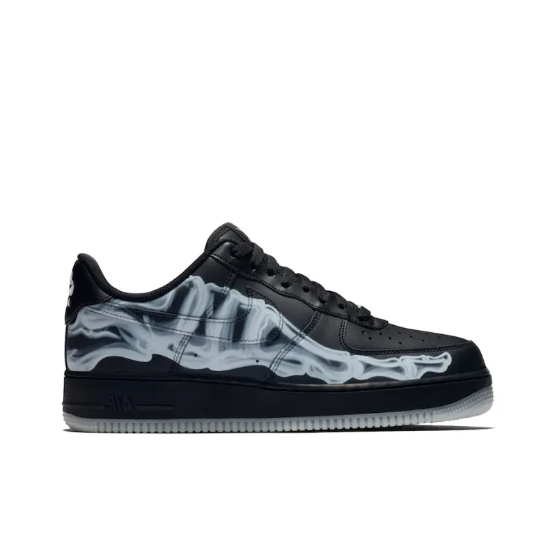 Nike Air Force 1 '07 Qs 'Black Skeleton'-1