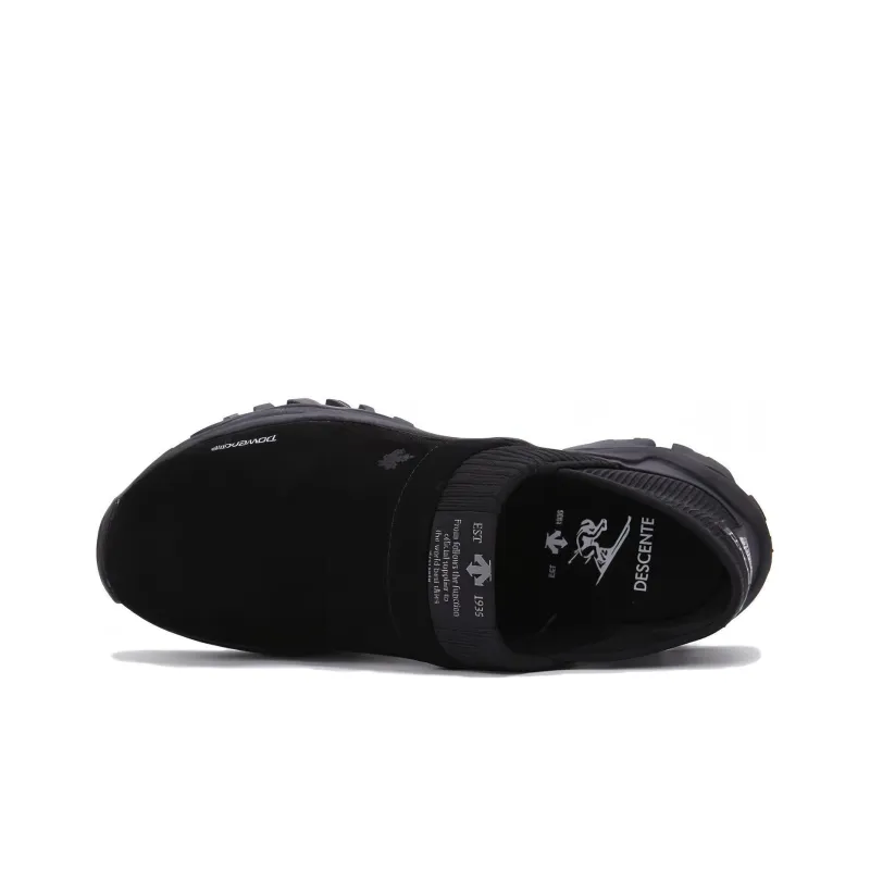 DESCENTE Cushioning Wear Resistant Low Top Running Shoes Unisex Black-3