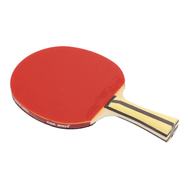 DHS Ping Pong Paddles Unisex Solid Wood Baseboard Red/Black-2