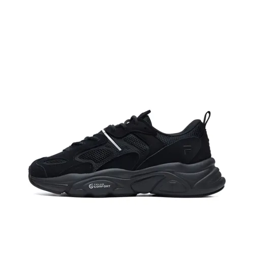 FILA Wear Resistant Running Shoes Black Women's