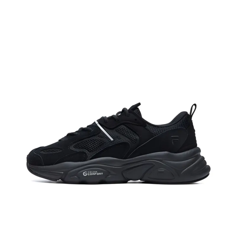 FILA Wear Resistant Running Shoes Black Women's-0