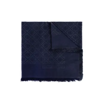 TORY BURCH T Monogram Jacquard Scarf