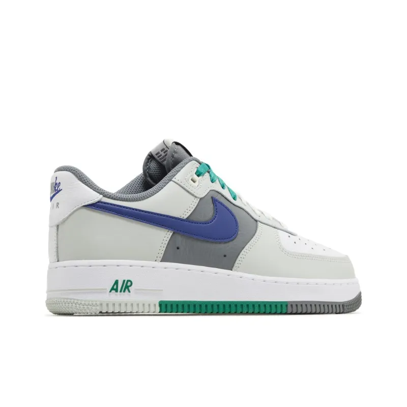 Nike Air Force 1 Low '07 LV8 Split Light Silver Deep Royal Blue-2