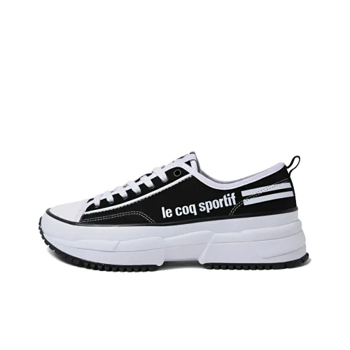 Le Coq Sportif Canvas Shoes Unisex Low-Top Black/White