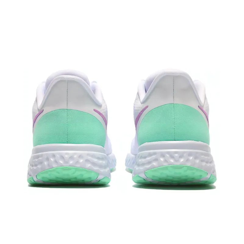 Nike Revolution 5 'White Green Glow Violet' Women's-4