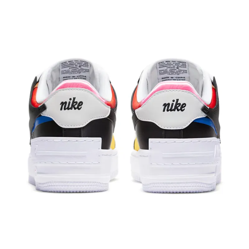 Nike Air Force 1 Low Shadow White Black Multi Color Women's-4