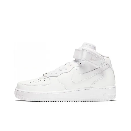 Nike Air Force 1 Mid Triple White Women's