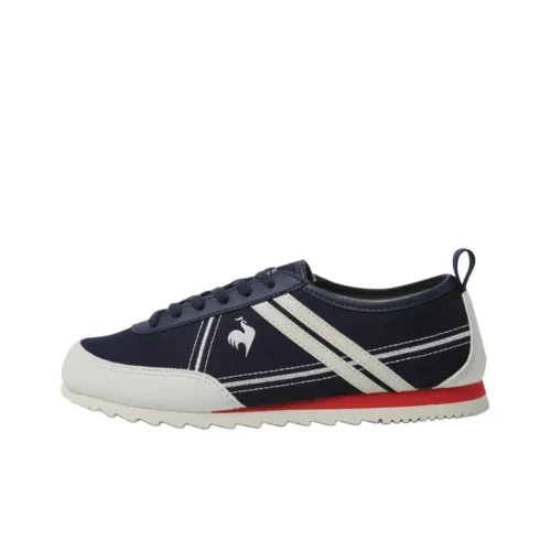 Le Coq Sportif Skateboard Shoes Unisex Low-Top Black/White