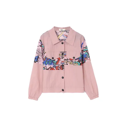 Han Chao attacked people Jackets Women's Vintage Pink