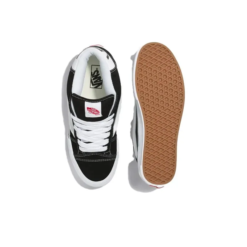 Vans Knu Mid Black True White-4