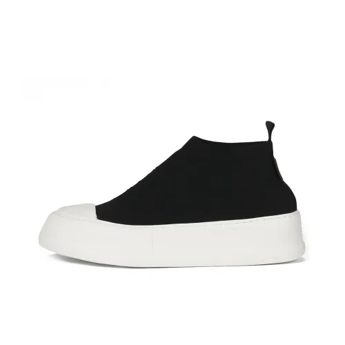 Thai points Casual Shoes Men Mid-Top Black