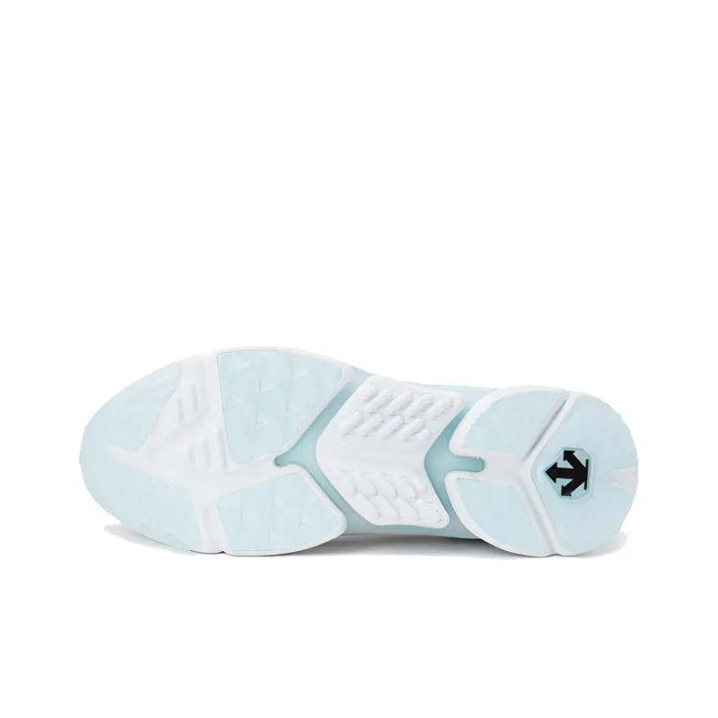 DESCENTE Non slip Lightweight Low Top Golf Shoes Unisex White Blue-4