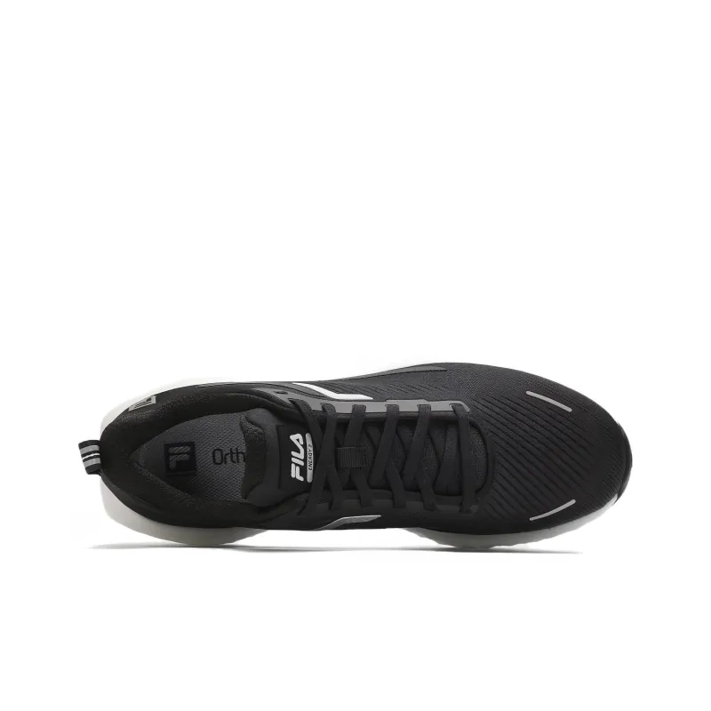 FILA ENERGY 2 Slip-Resistant Low-Top Casual Running Shoes Men's Steed Black-2