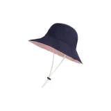 Double-Sided Two-Tone-Navy Blue/Pink