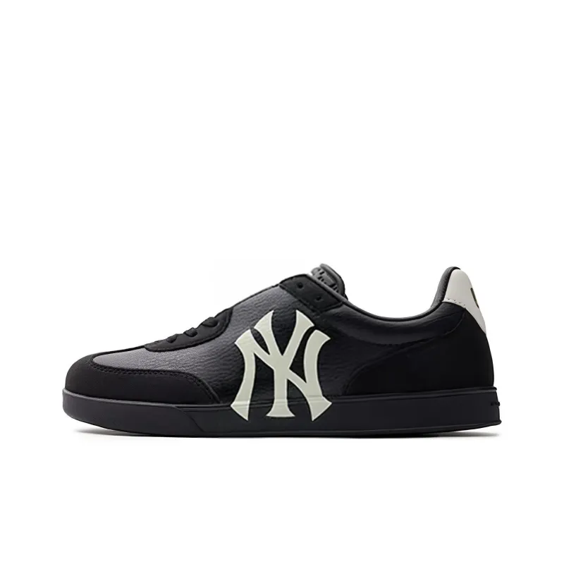 MLB Squeeze German Army Trainers Cushioning, Wear Resistant Low Top Skateboard Shoes Unisex Black-0
