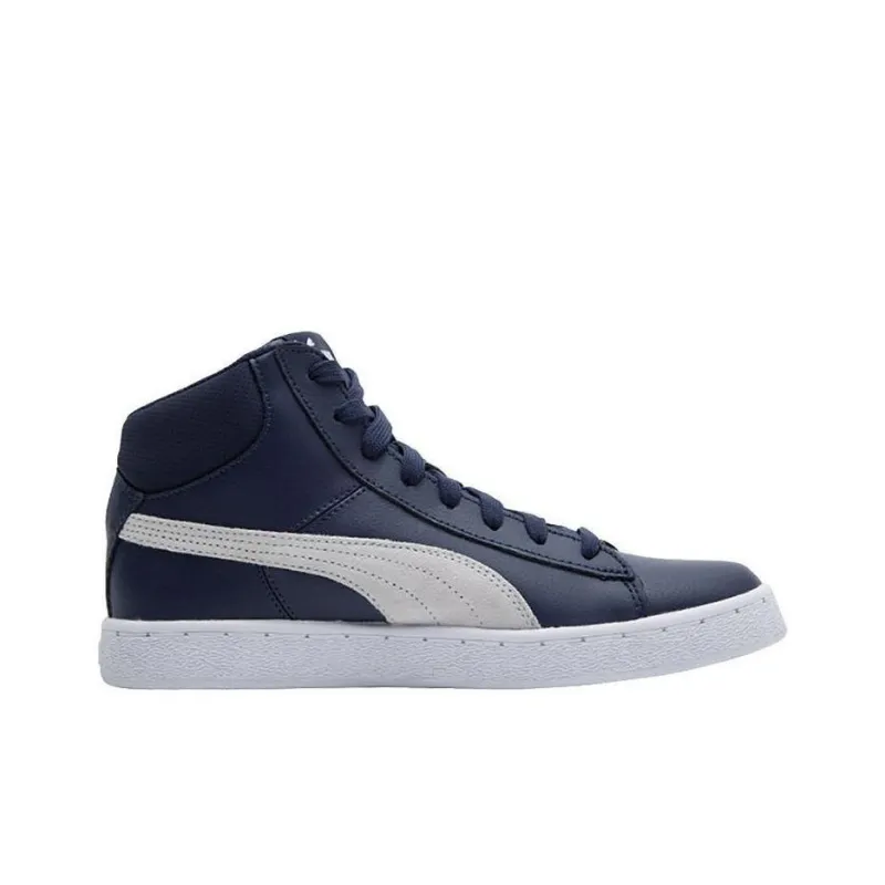 PUMA 1948 Mid L Non-slip Lightweight Mid-Top Skateboard Shoes Unisex Blue White-1