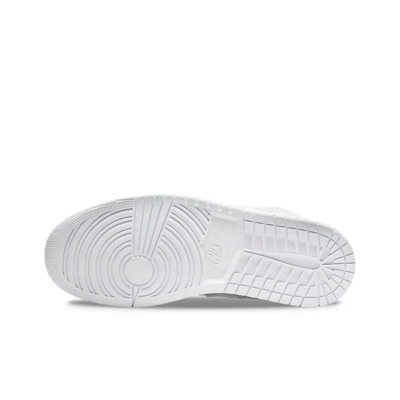 Air Jordan 1 Mid 'Triple White' 2022-5