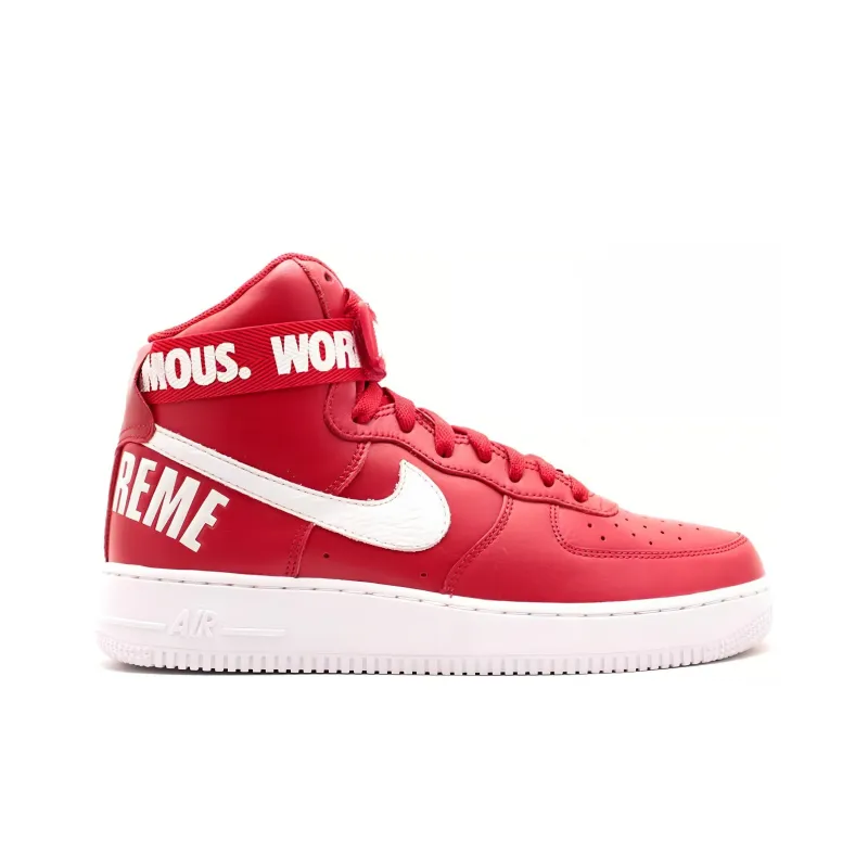 Nike Air Force 1 High Supreme World Famous Red-1