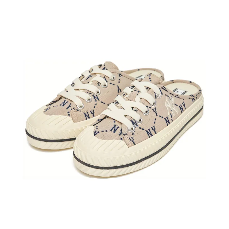 MLB Playball Mule Skateboard Shoes Unisex Low Top Lotus Gray-2
