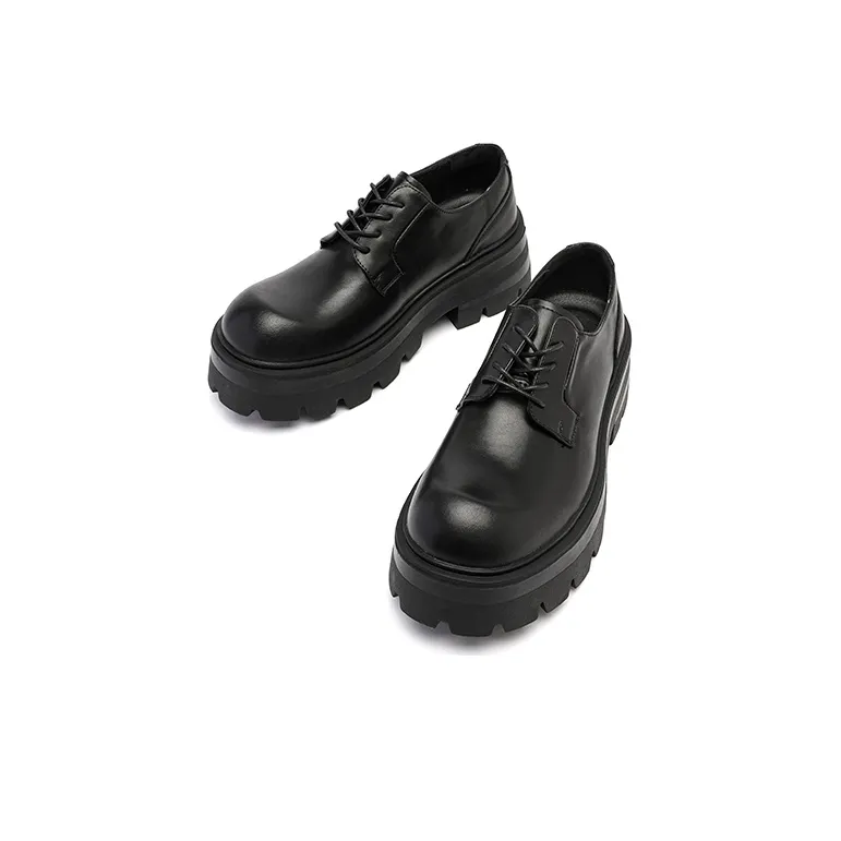 SOBB Men's Casual Shoes Men Low Top Black-4