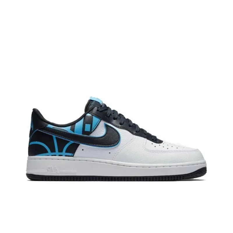 Nike Air Force 1 Low Logo Pack White Obsidian-1