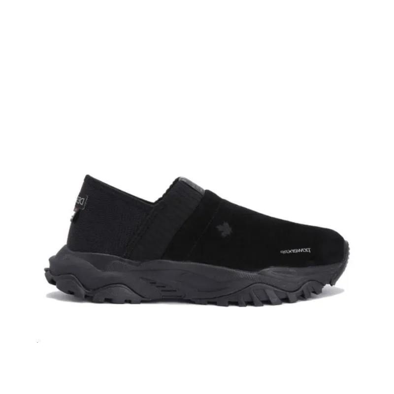 DESCENTE Cushioning Wear Resistant Low Top Running Shoes Unisex Black-1
