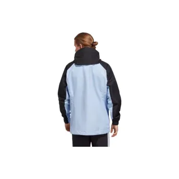 Adidas Hiking Waterproof And Windproof Windbreaker Jacket Men's Light Pink Blue/Black