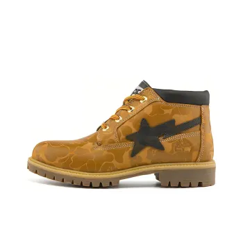 Timberland X Bape Nelson Premium Waterproof Chukka Boots 'Wheat And Chocolate'