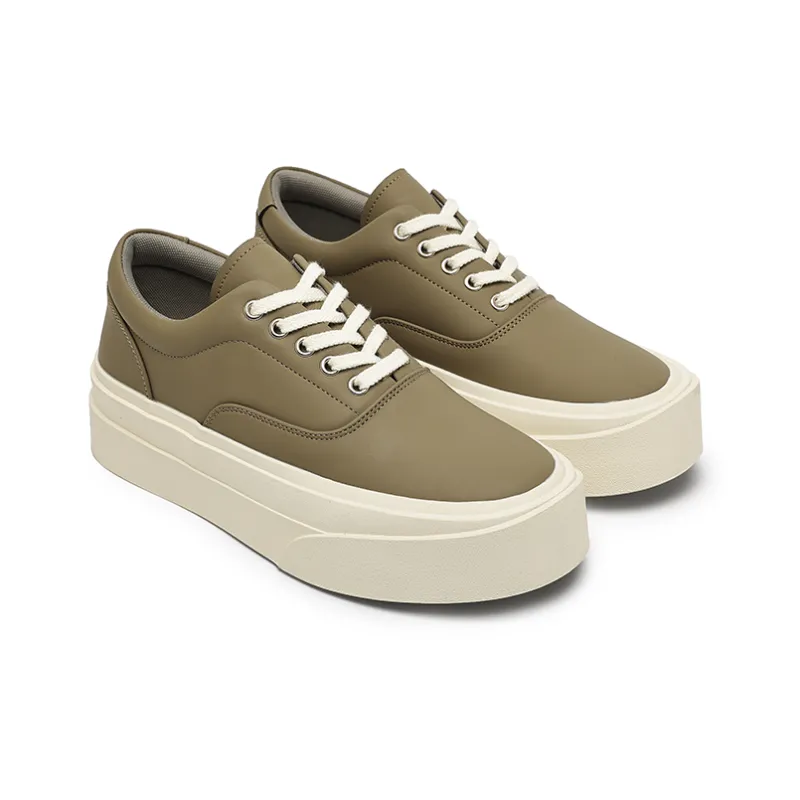 Angelmi Casual Shoes Men's Army Green-1