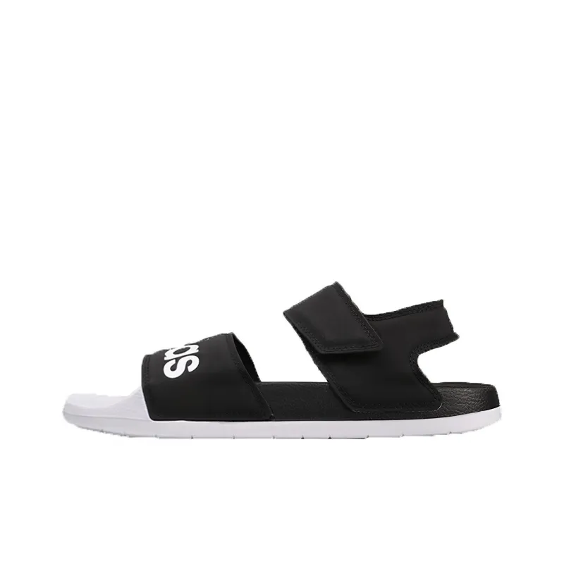 Adilette Adidas Sandal 'Black Cloud White'-0