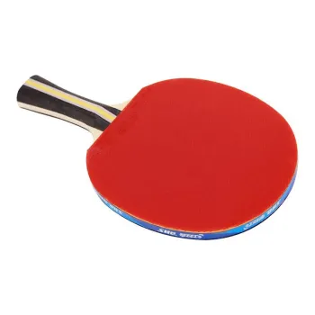 DHS Ping Pong Paddles Unisex Solid Wood Baseboard Red/Black