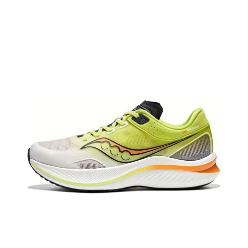 Saucony Slay Running Shoes Unisex Low-Top Black/Yellow