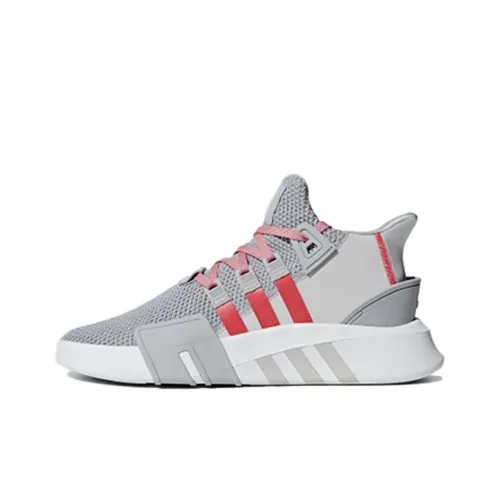 Adidas Originals Eqt Bask Adv Casual Shoes Unisex Mid-Top Gray Red