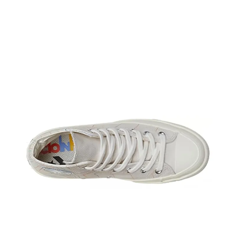 Converse Chuck Taylor All Star 70 Hi Exploding Star White Women's-3