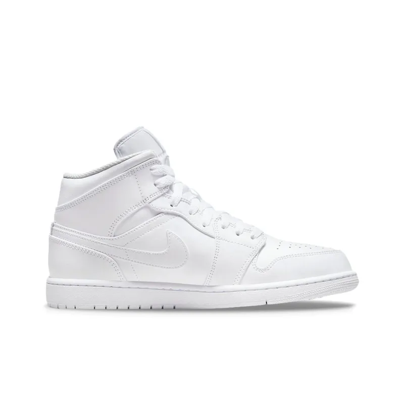 Air Jordan 1 Mid 'Triple White' 2022-1