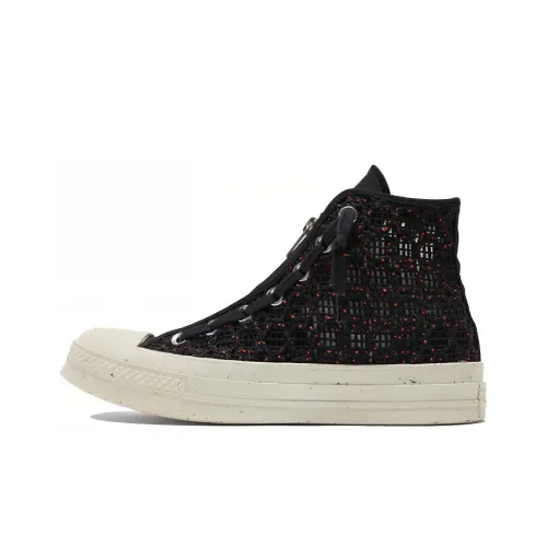 Converse Chuck Taylor All Star 70 Hi Speckled Black Crochet Women's