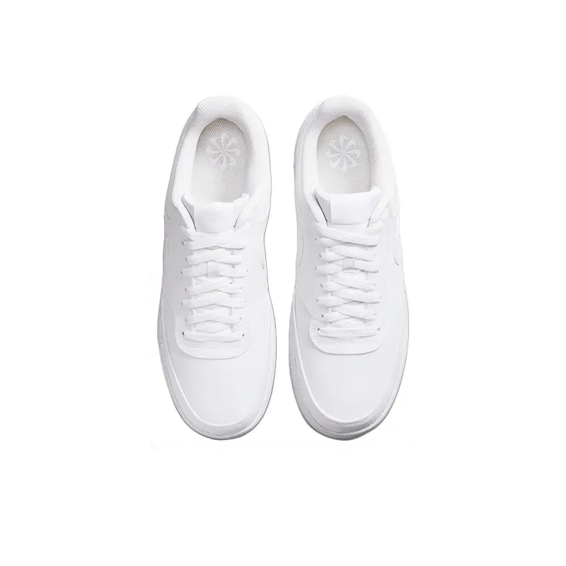 Nike Court Vision Low Canvas Next Nature 'Triple White'-3