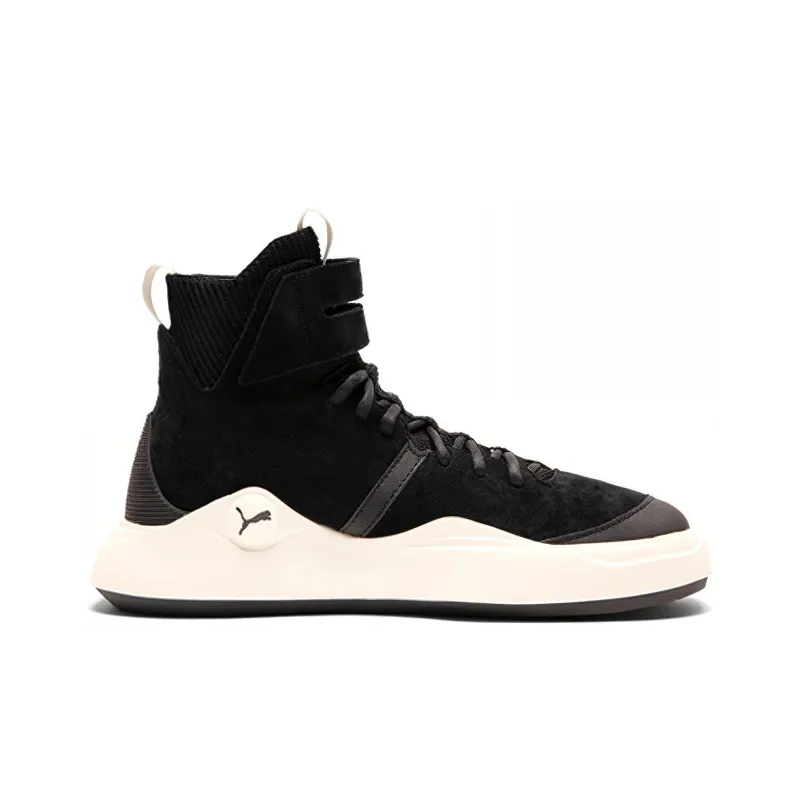 PUMA Abyss Solstice Black/White High Board Shoes-1