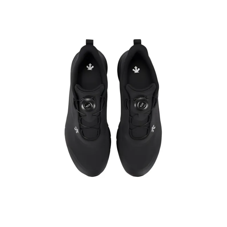 DESCENTE RUNNING Slip Resistant Rebound Low Top Running Shoes Men's Black-2