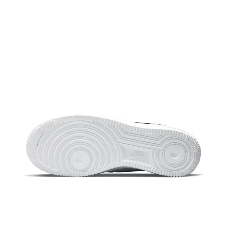Nike Air Force 1 Low '07 Essential White Black Gold Mini Swoosh Women's-5